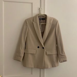Zara Blazer - nude/beige, oversized